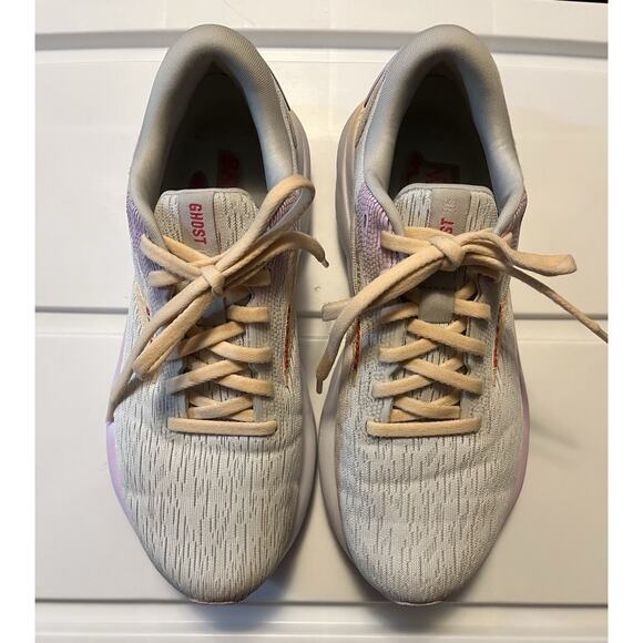 Brooks Womens Ghost 16 Sneakers Walking 1204071B186 Gray Running Shoes Size 7 B - Picture 6 of 10